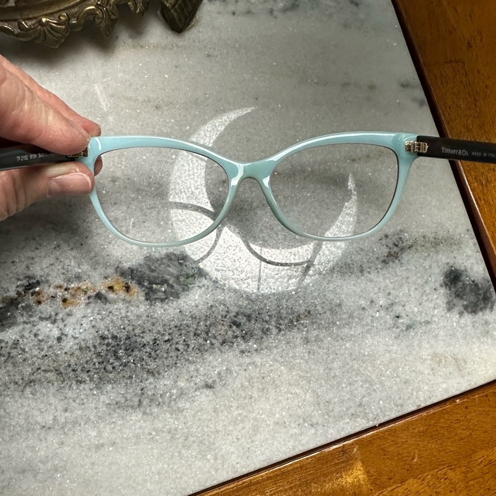 Tiffany & Co. Havana on Blue 54mm Glasses - Picture 10 of 10